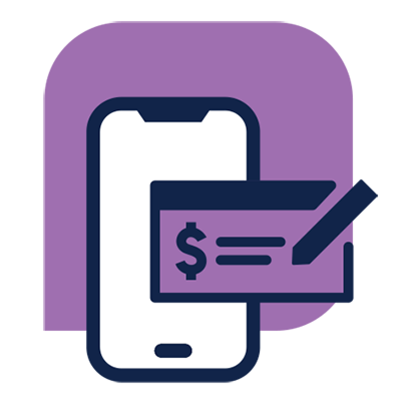 Website Checking Icons MobileDeposit
